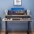 Dual Top Height Adjustable Sit Stand Desk with USB Charging Ports