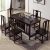 Chinese Oriental Solid Wood Tea Table with Chairs