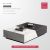MuChao Italian style minimalist rock slab  living room home light luxury high sense designer saddle leather marble tv console CT2008MC