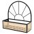 Tai An Wrought iron wall shelf wabi sabi wind rattan storage rack minimalist small apartment home bedroom shelf