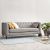 Mid-Century Modern Chesterfield-Inspired Sofa