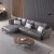 Caines Nordic Minimalist Leather Sofa