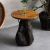 TAI AN Wabi-sabi style teak tea table bed and breakfast style garden side table living room solid wood corner a few retro home side table