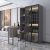 Multifunction Modern Nordic Wine Rack and Display Shelf Cabinet with Pull-Down Table