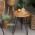 Tai An Solid wood coffee table simple and creative small apartment sofa side a few living room home balcony homestay small tea table (50*H37)